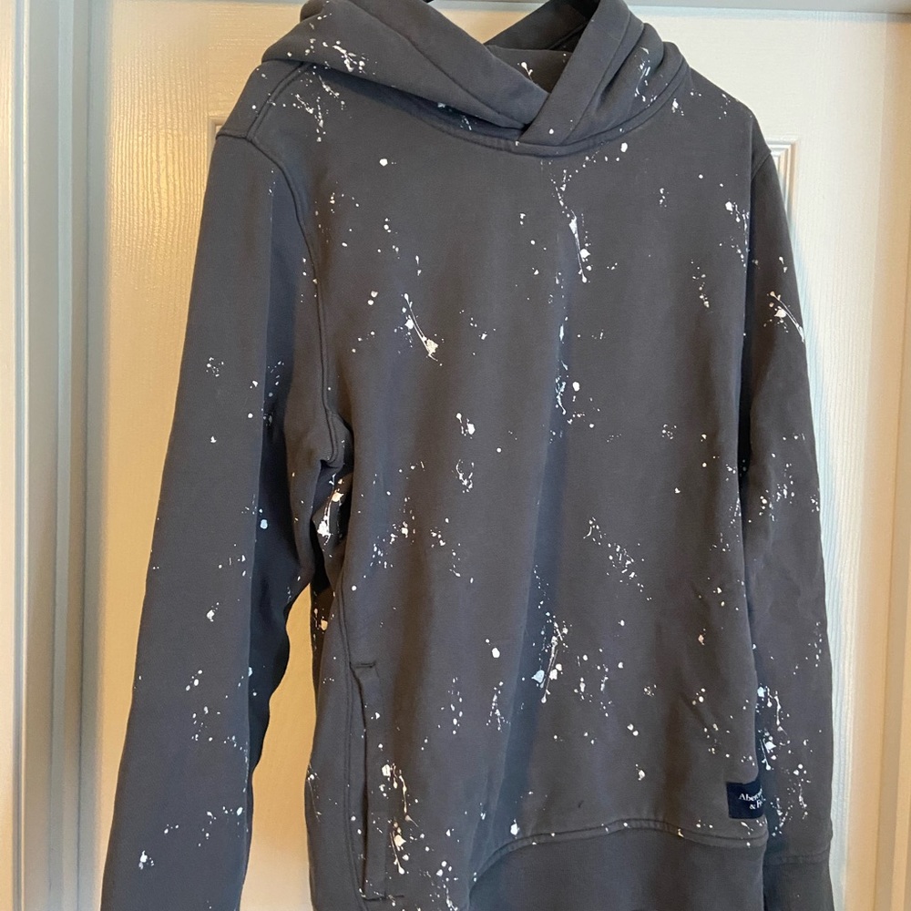 Abercrombie & Fitch paint splatter hoodie